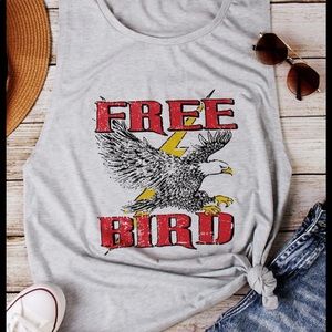 “Free Bird” Lynyrd Skynyrd Band Graphic Tank Top